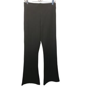 Victoria Secret Pink Athletic Walking Hiking Casual Black Women Flare Leggings L